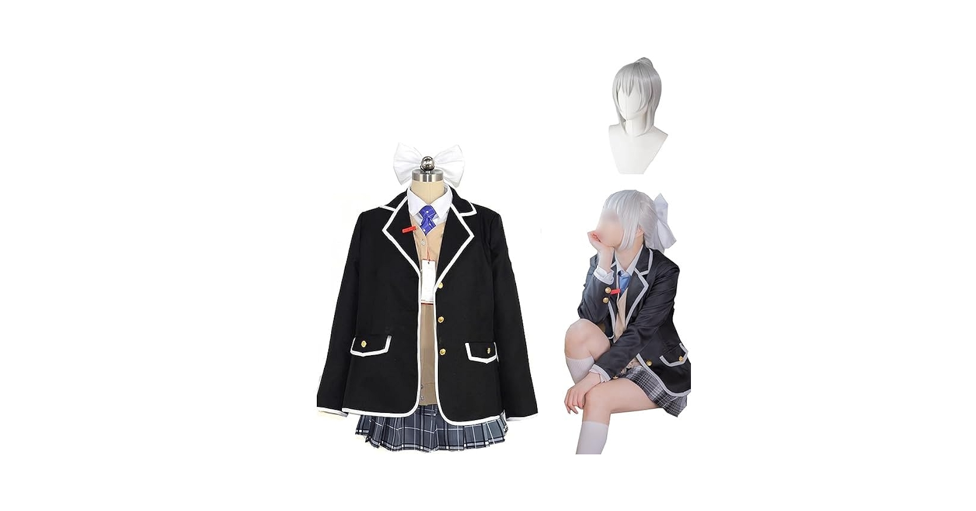 Amazon.co.jp: [DozingCat] 樋口楓 コスプレ 衣装 学園祭 文学際